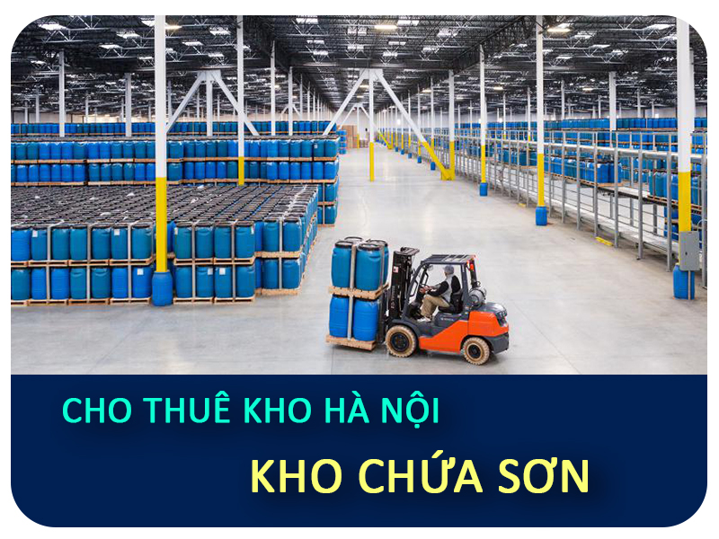 Cho thuê kho chứa nguyên liệu công nghiệp cho công ty sản xuất sơn tại Hà Nội