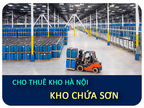 Ảnh Cho thuê kho chứa nguyên liệu công nghiệp cho công ty sản xuất sơn tại Hà Nội